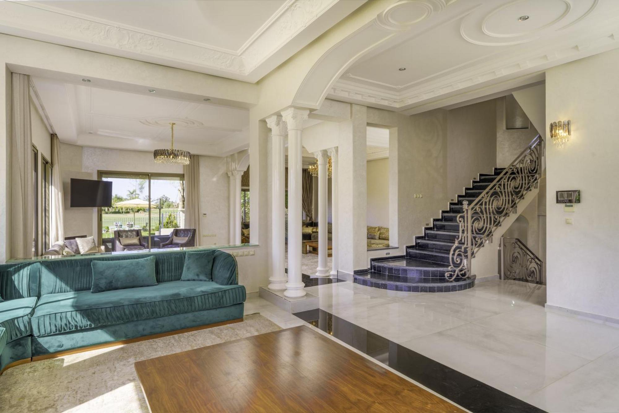 Villa Naciri En Plein Golf Avec Vue Sur Atlas Marrakesh Exterior foto